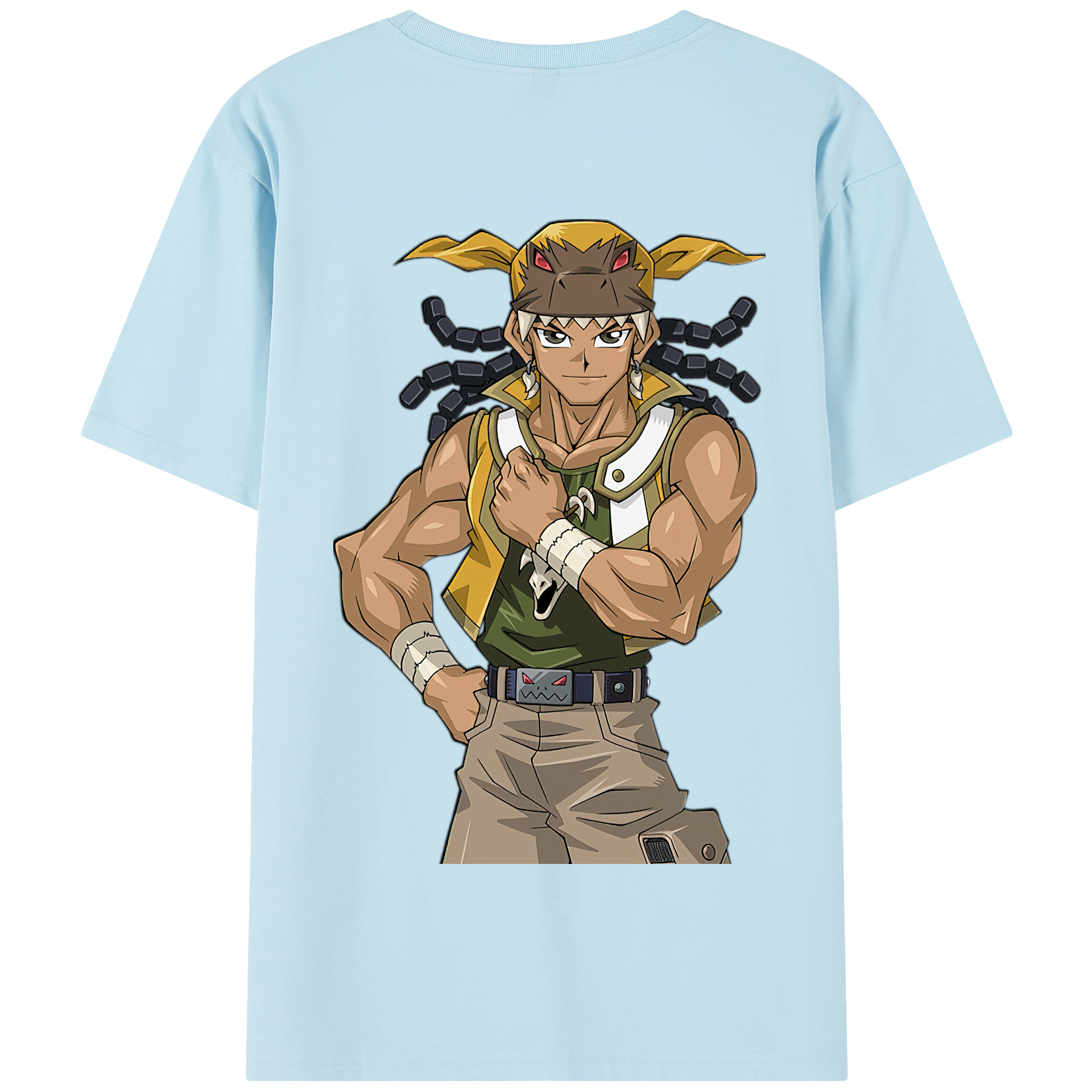 （画像用） 遊☆戯☆王 Yu-Gi-Oh! 綿100％半袖Tシャツ（背面プリント）